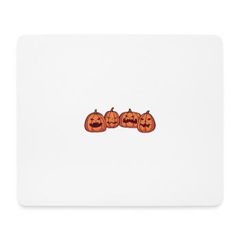 Pumpkin With Human Face. - Mouse Pad (horizontal) - white - Front