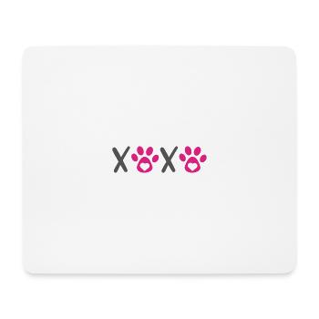 xoxo Valentinstag - Mousepad (Querformat) - Weiß - Vorne