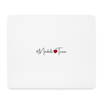 Mädels Team Herz - Mousepad (Querformat) - Weiß - Vorne