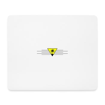 Palme Symbol Urlaub - Mousepad (Querformat) - Weiß - Vorne