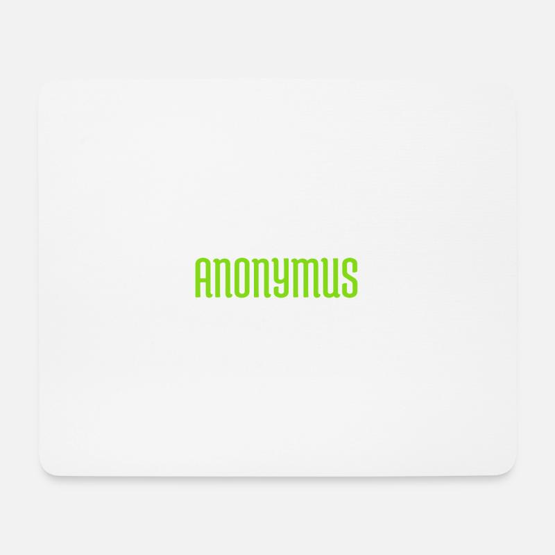 ANONYMUS - Mousepad (Querformat) - Weiß