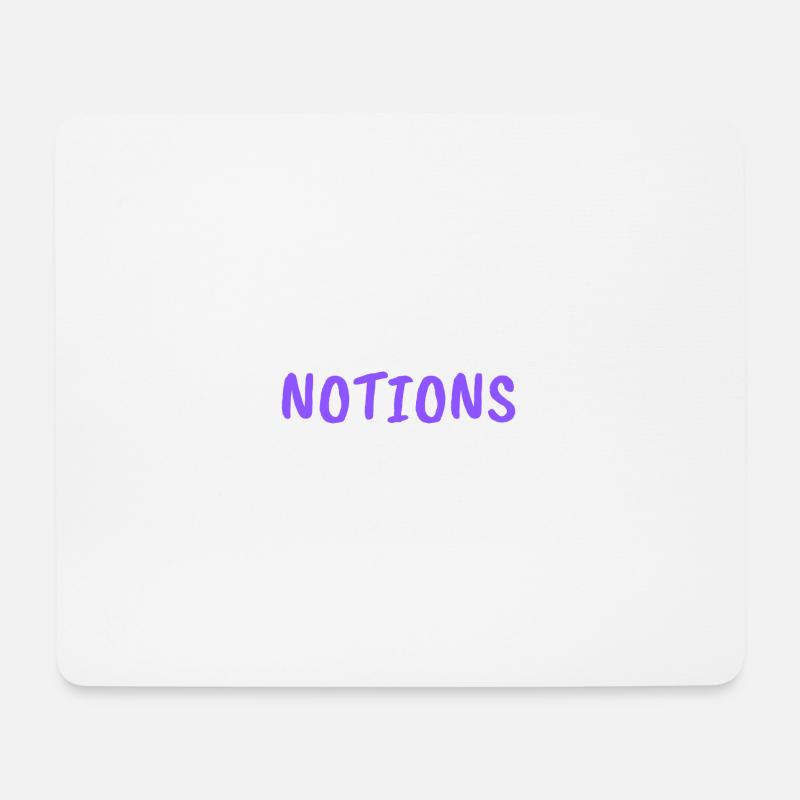 NOTIONS - Mouse Pad (horizontal) - white