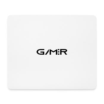 GAMER BASE Logo Wear - Mousepad (Querformat) - Weiß - Vorne