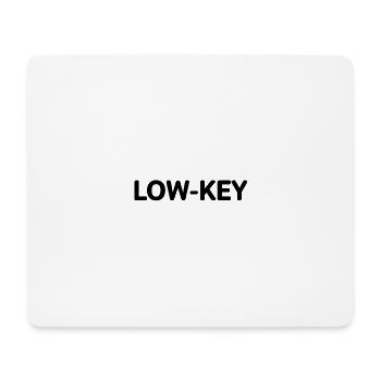 Zurückhaltende – entspannte flämische Atmosphäre - Mousepad (Querformat) - Weiß - Vorne