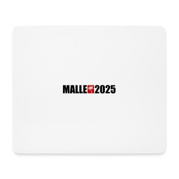 Malle 2025 Palme Urlaub - Mousepad (Querformat) - Weiß - Vorne