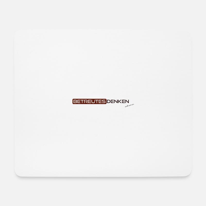 Supervised thinking, but not with me. - Mouse Pad (horizontal) - white
