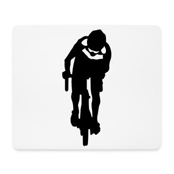 Rennrad - Mousepad (Querformat) - Weiß - Vorne