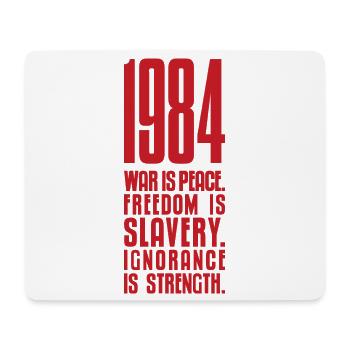 1984 - Mouse Pad (horizontal) - white - Front