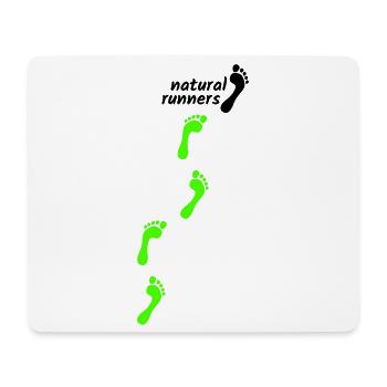 barfuß laufen - natural runners step by step 2023 - Mousepad (Querformat) - Weiß - Vorne