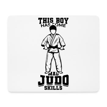 Judo Boy - Mouse Pad (horizontal) - white - Front