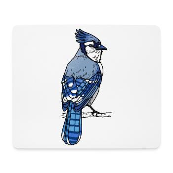 Blue jay - Mouse Pad (horizontal) - white - Front