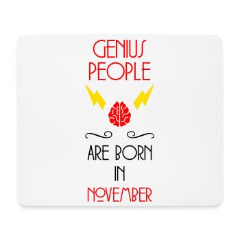 Genie Born November Baby Gift - Mouse Pad (horizontal) - white - Front