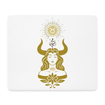 Taurus Woman – Astrology Gift - Mouse Pad (horizontal) - white - Front