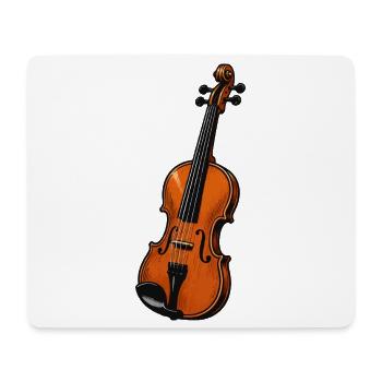 Orchestral Violin Illustration - Mouse Pad (horizontal) - white - Front