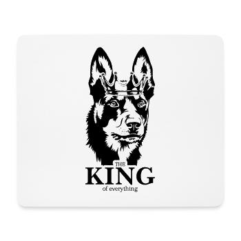 Kelpie australien roi de tout Wilsigns - Tapis de souris (format paysage) - blanc - Devant