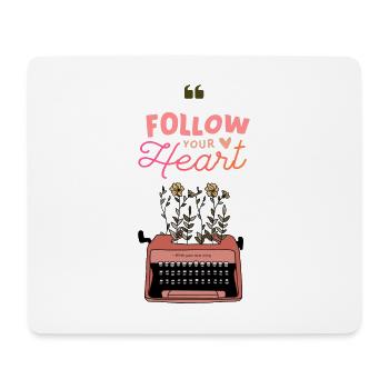 Autor Schriftsteller Schreibmaschine Schreiben - Mousepad (Querformat) - Weiß - Vorne