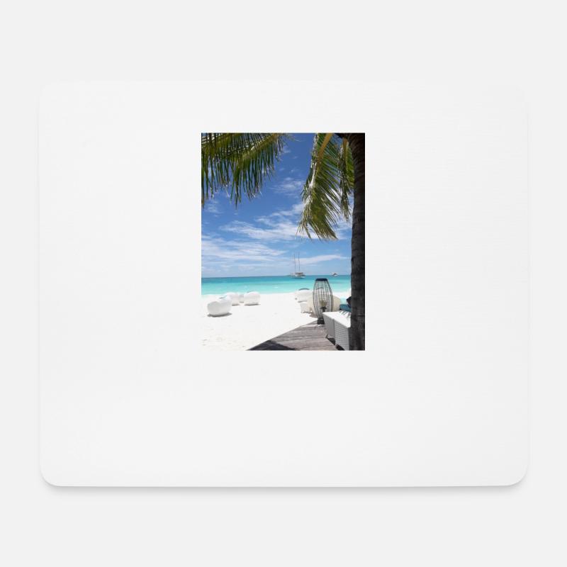 Maldives - Mouse Pad (horizontal) - white