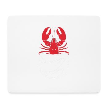 Hummer Meeresfrüchte Maine Lobster Languste - Mousepad (Querformat) - Weiß - Vorne