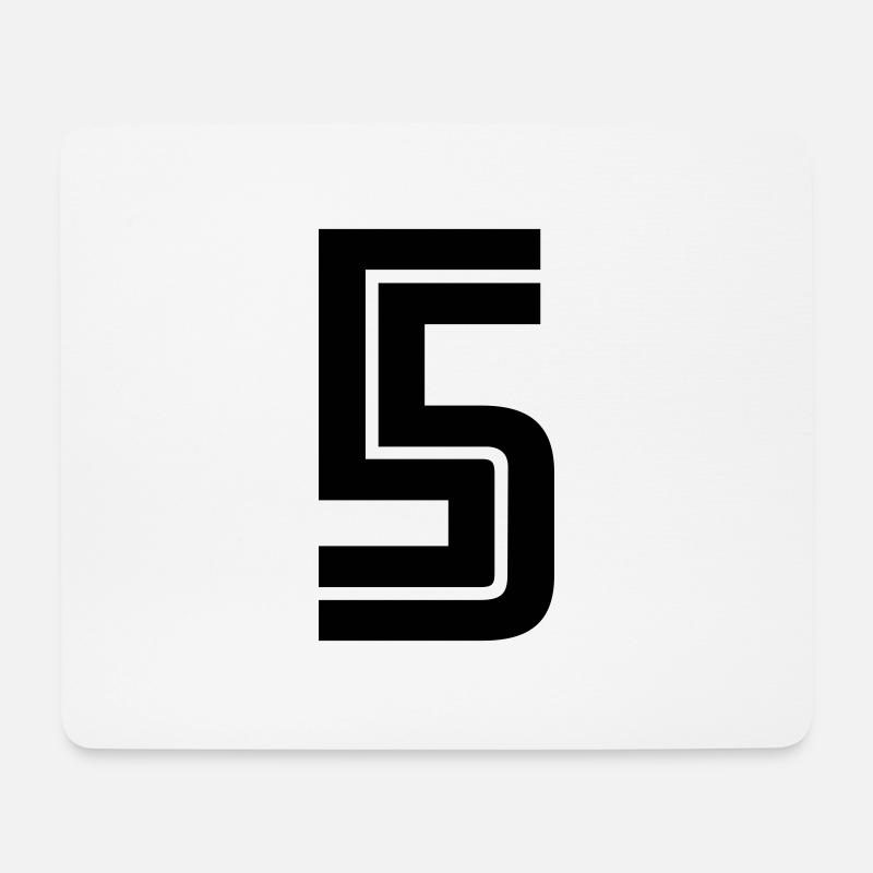 5 - Mousepad (Querformat) - Weiß