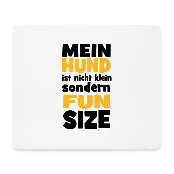 Hund - Mousepad (Querformat) - Weiß - Vorne