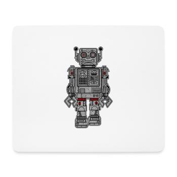 Retro Robot Toys - Mouse Pad (horizontal) - white - Front
