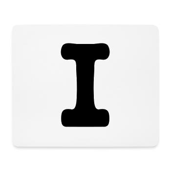 i - Tapis de souris (format paysage) - blanc - Devant