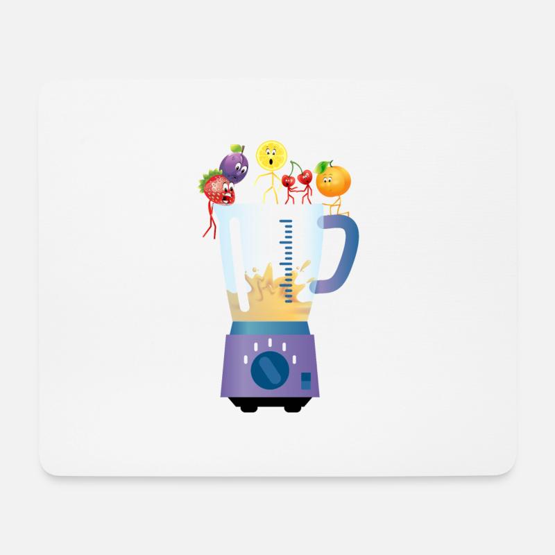 Smoothie - Mousepad (Querformat) - Weiß