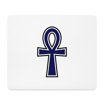 Ankh Cross__V002 - Tapis de souris (format paysage) - blanc - Devant