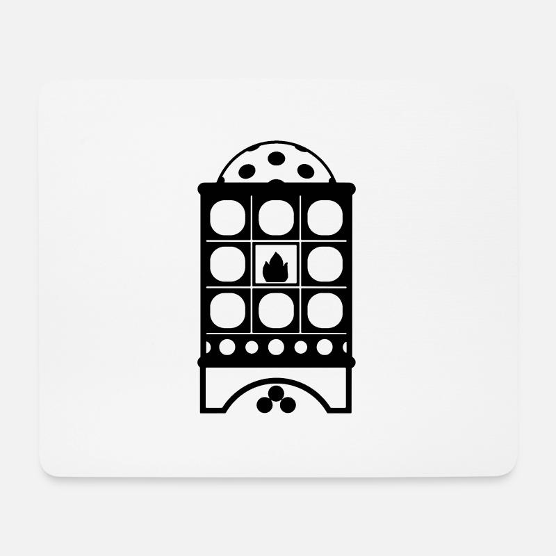 Berufesymbol Ofensetzer - Mousepad (Querformat) - Weiß