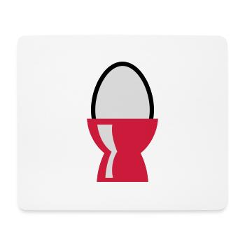 Ei - Mousepad (Querformat) - Weiß - Vorne