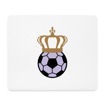 Fußball Kaiser - Fussball 3farbig - Mousepad (Querformat) - Weiß - Vorne