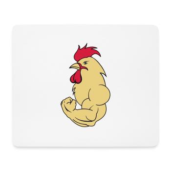 bodybuilder_hahn_2 - Mouse Pad (horizontal) - white - Front
