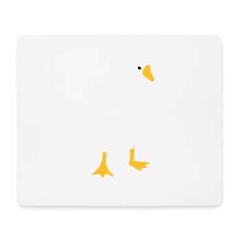 VERY angry white goose - Mouse Pad (horizontal) - white - Front