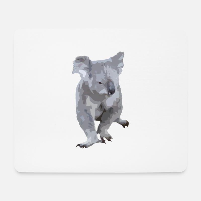 Koalatitude - Mousepad (Querformat) - Weiß