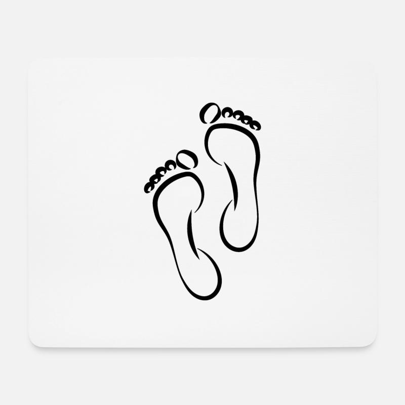 Fußpflege Pediküre Podologe Nagelstudio Geschenk - Mousepad (Querformat) - Weiß