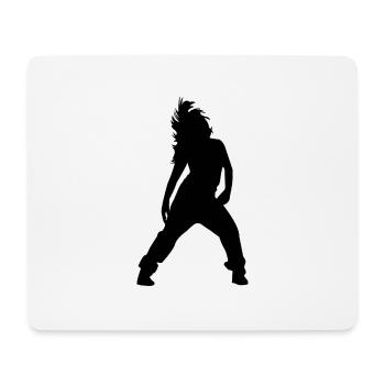 breakdance - Mousepad (Querformat) - Weiß - Vorne