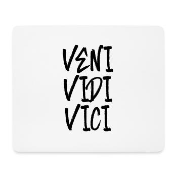 veni vedi vici success successful Caesar - Mouse Pad (horizontal) - white - Front
