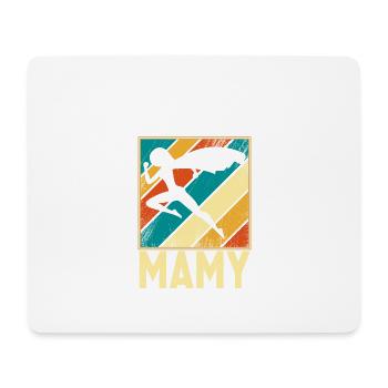 SUPER mamie - Tapis de souris (format paysage) - blanc - Devant