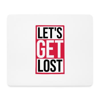 Travel Get Lost - Mouse Pad (horizontal) - white - Front