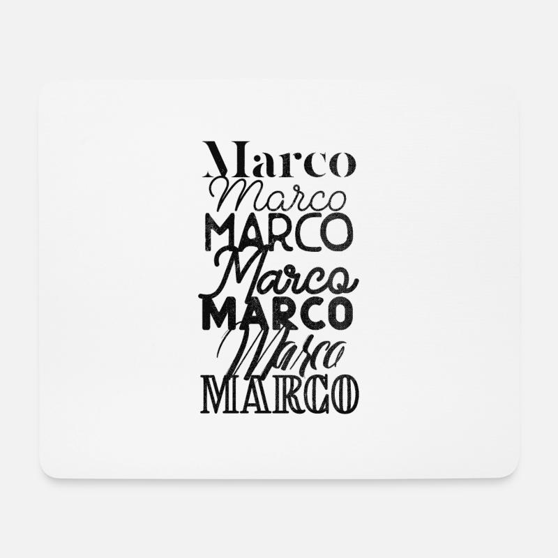 MARCO - Mousepad (Querformat) - Weiß