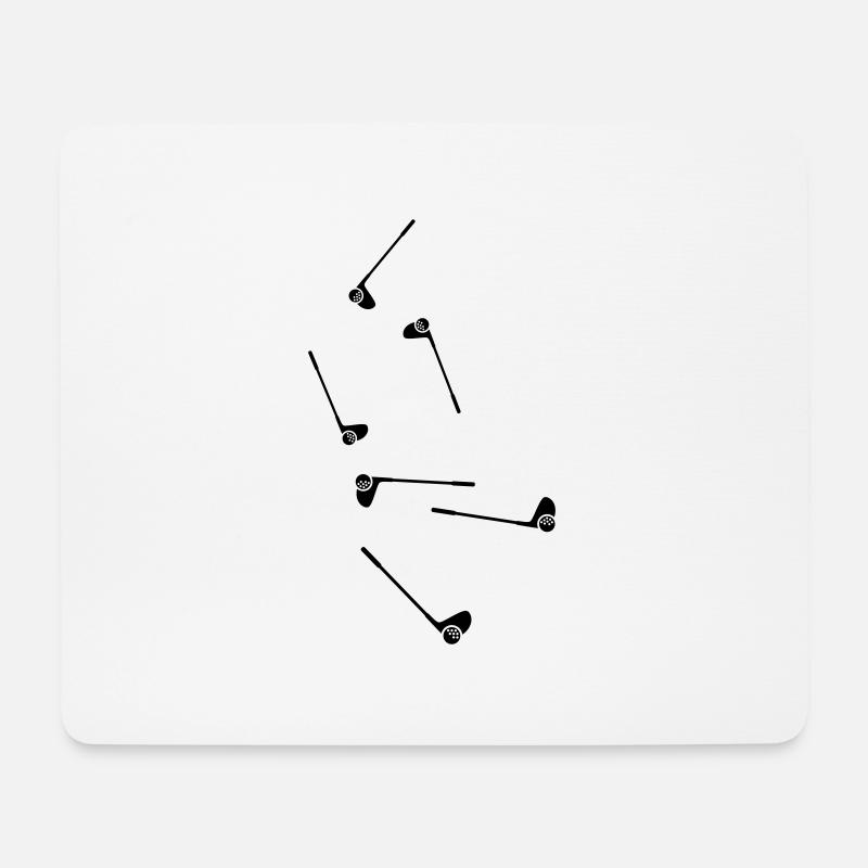 Golf symbol - Mousepad (Querformat) - Weiß