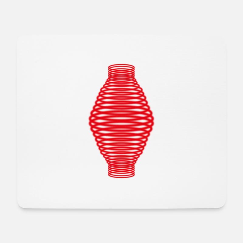 Röntgenteleport rot - Mousepad (Querformat) - Weiß