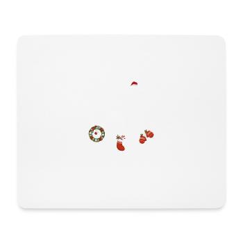Bodyboard Weihnachten Weihnachtstraumfänger - Mousepad (Querformat) - Weiß - Vorne