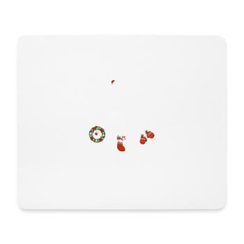 Karate Weihnachten Weihnachtstraumfänger - Mousepad (Querformat) - Weiß - Vorne