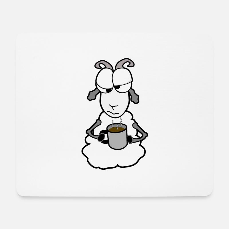 Bock null Bock - Mousepad (Querformat) - Weiß