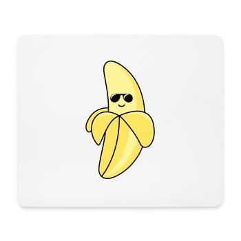 Banane fraîche 01 - Tapis de souris (format paysage) - blanc - Devant