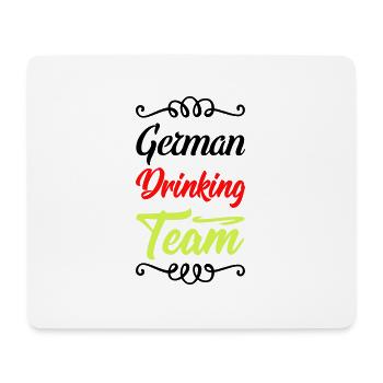 drinking team german - Mousepad (Querformat) - Weiß - Vorne