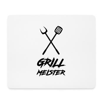 grillmeister - Mousepad (Querformat) - Weiß - Vorne