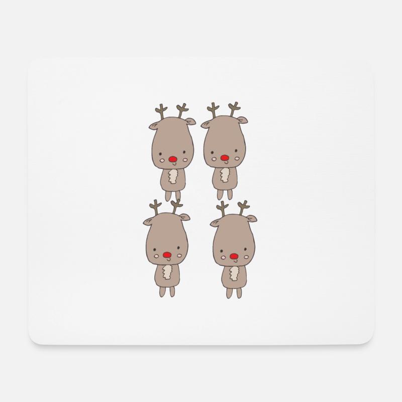 Baby Moose - Mouse Pad (horizontal) - white