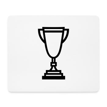 trophée - Tapis de souris (format paysage) - blanc - Devant